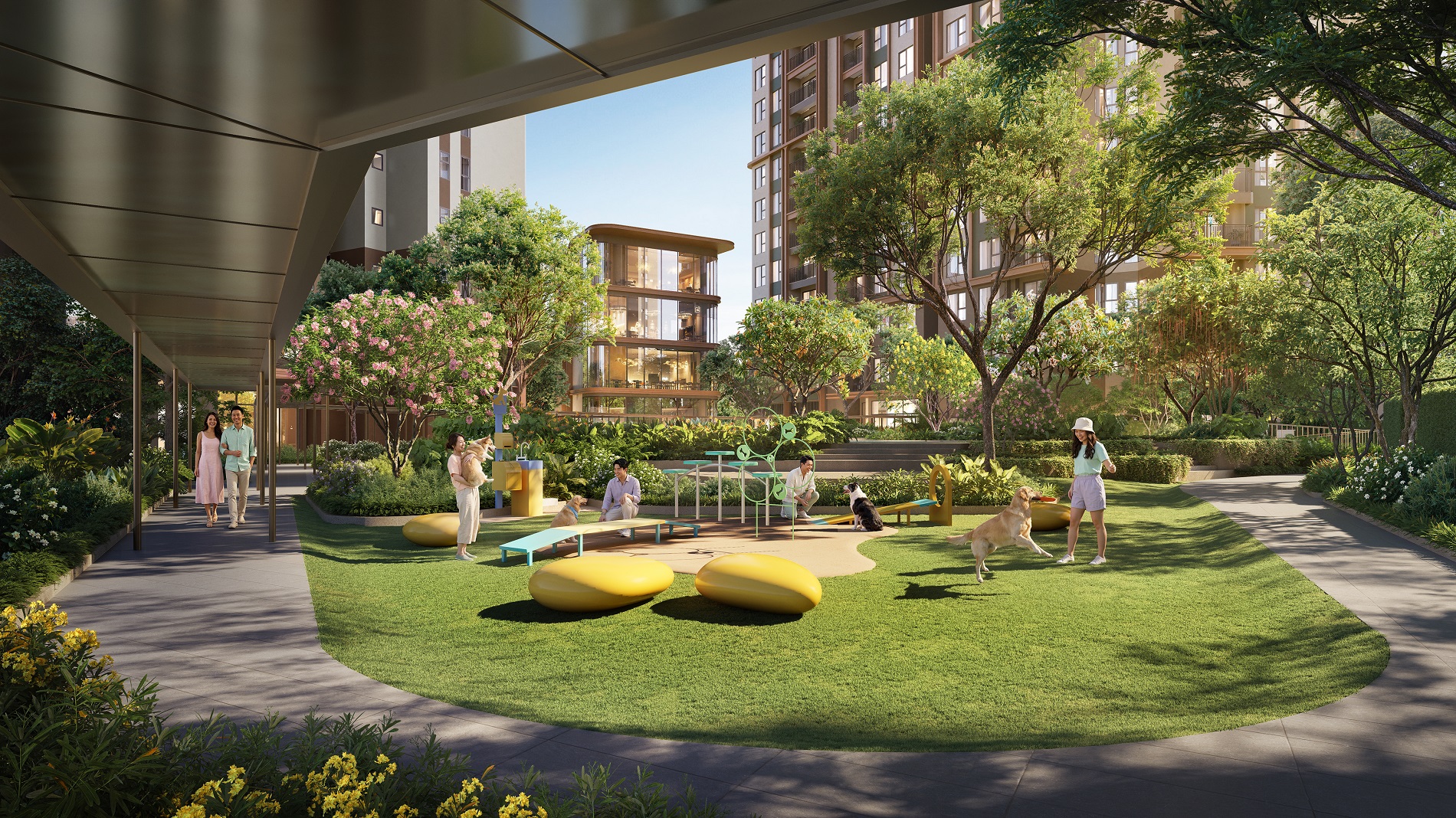 Khu vực dành cho thú cưng cư dân norton park